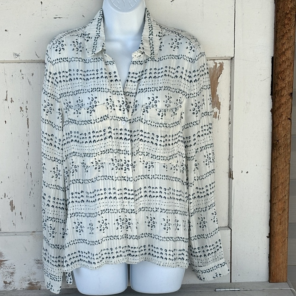 NWT En Crème blouse size small